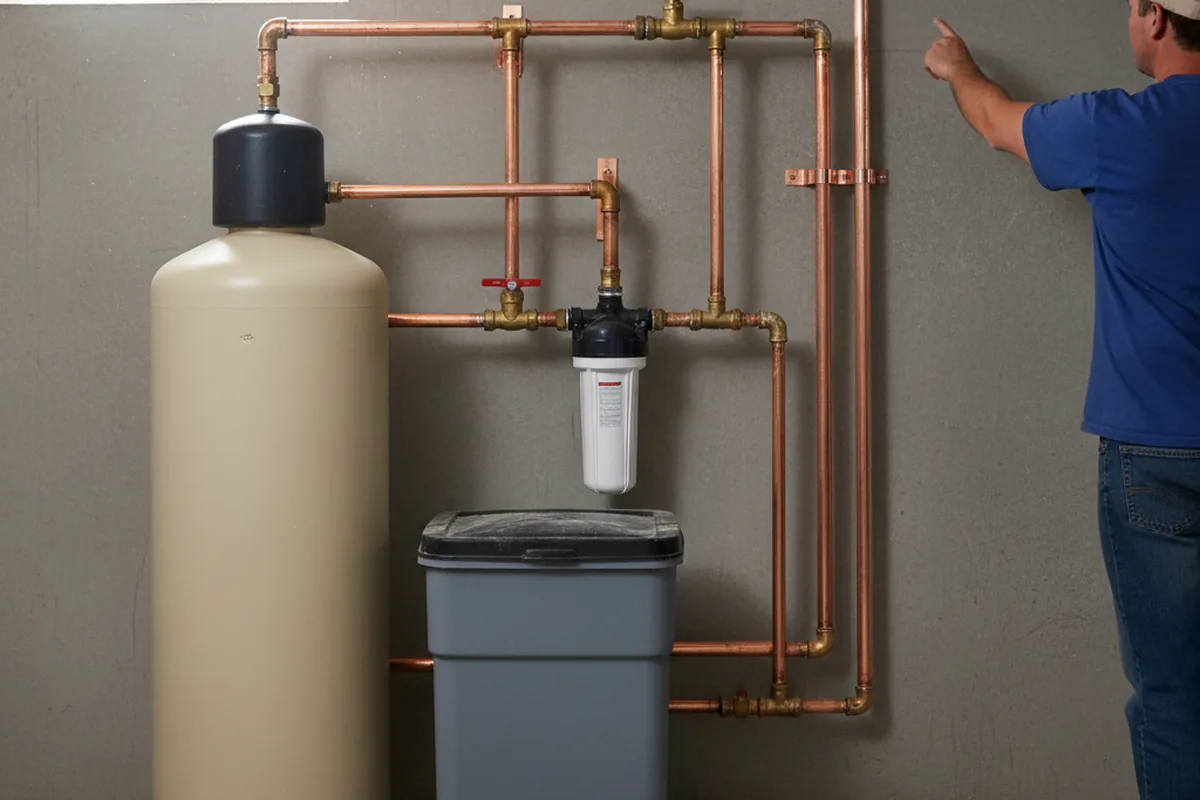 Whole-house water treatment system installed in Mansfield